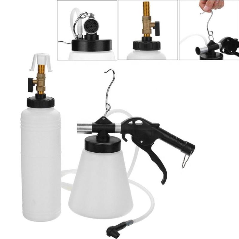 Handheld Pneumatic Brake Fluid Bleeder Tools Kit Car Air Extractor Clutch Oil Pump Bleeding Empty Drained Tools