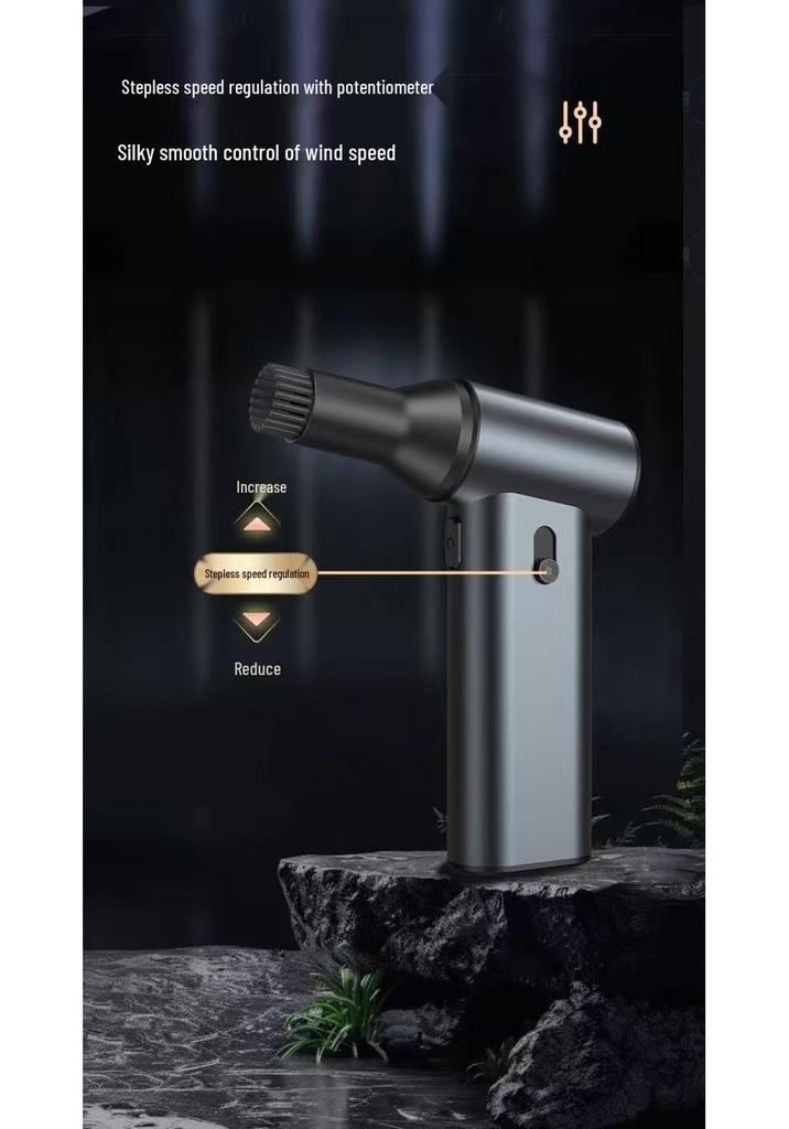 Rechargeable Wireless Handheld Turbine Fan Vacuum Cleaner with USB Brushless Motor