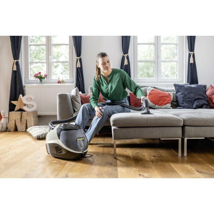Dampvasker støvsuger Karcher SV 7 - Effekt 2200 W- Kapasitet 1 L- Rekkevidde 8 m- 2 i 1