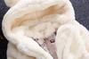 Autumn & Winter Furry Bunny Ear Sweater Coat for Toddlers and Girls - New Style Cotton Padding.