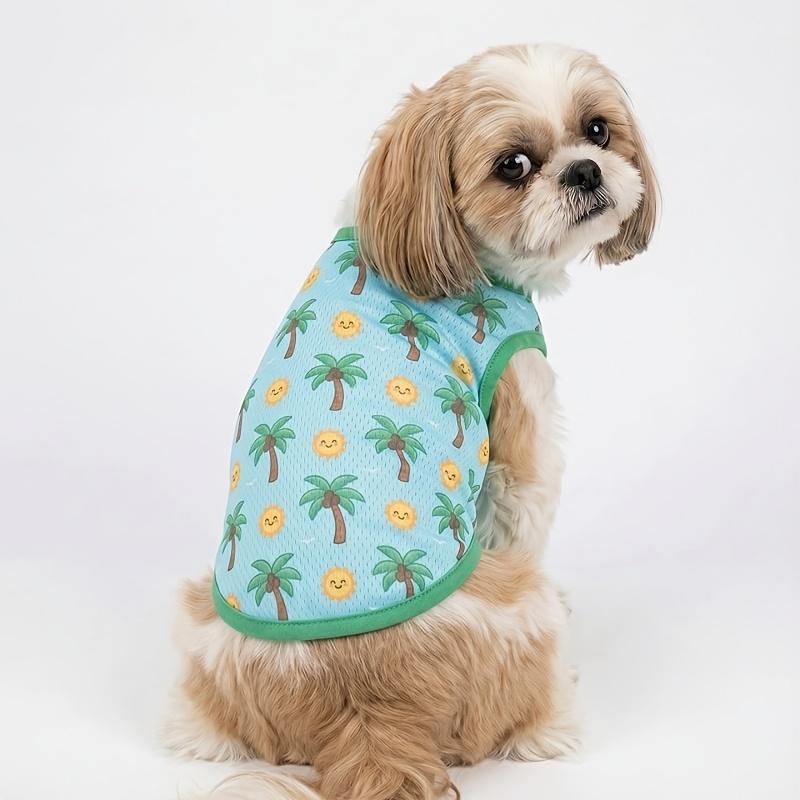 Spring and summer new mesh breathable thin cat vest pet dog clothes