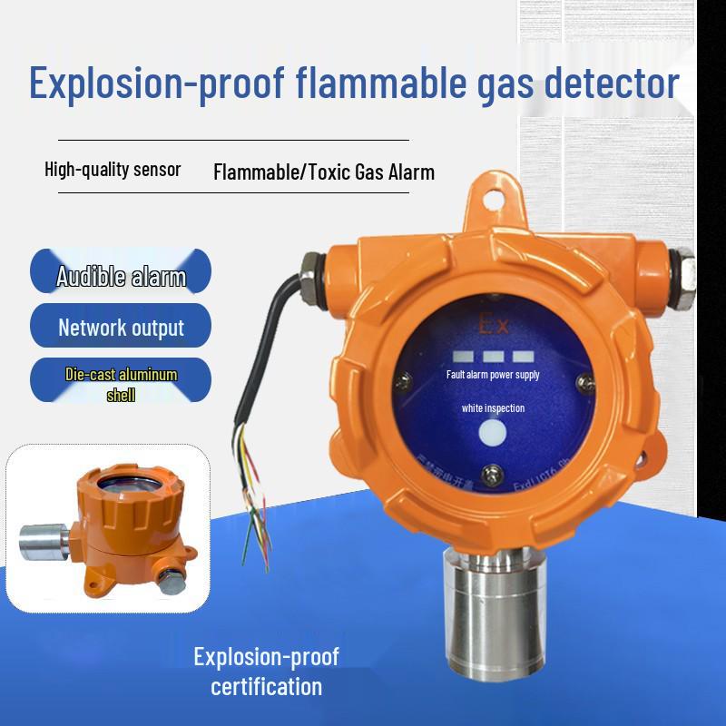Explosion-Proof Gas Detector for Methane, Town Gas, Natural & LPG 95x90x95 mm