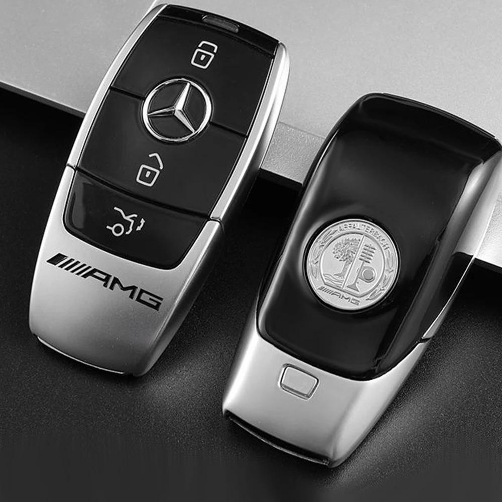 Car Key Remote Back Cover Refit Flip Key Shell Case Accessories For Mercedes Benz AMG A B C Class E GLA CLA GLB GLE E320L GLE350