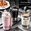 Stainless Steel Thermos Mug with Straw - Stylish, Portable Coffee Cup for Men, Women, and Students