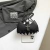 Fashion Creative Bat Woman Small Pu Chain Crossbody Bag For Daily Use
