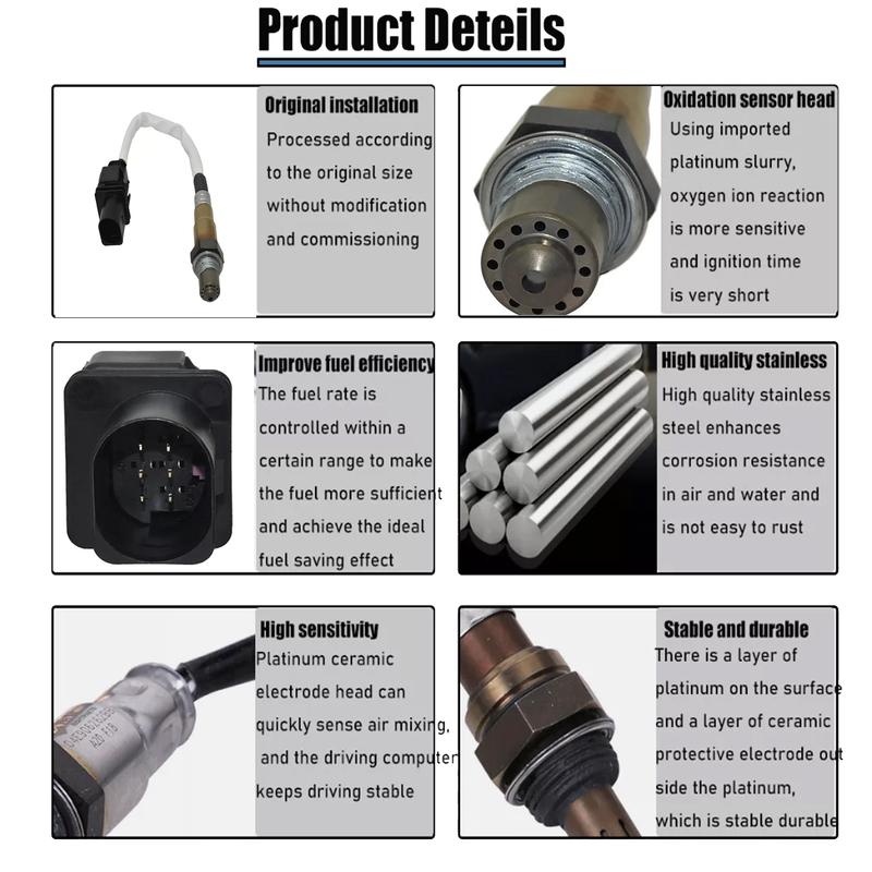 Lambda Probe Oxygen O2 Sensor 0258017318 For Ford F-150 Focus Escape Fusion Edge 1.0L 2.0L 2.7L 3.5L 2011-2017 BA5A-9Y460-AA