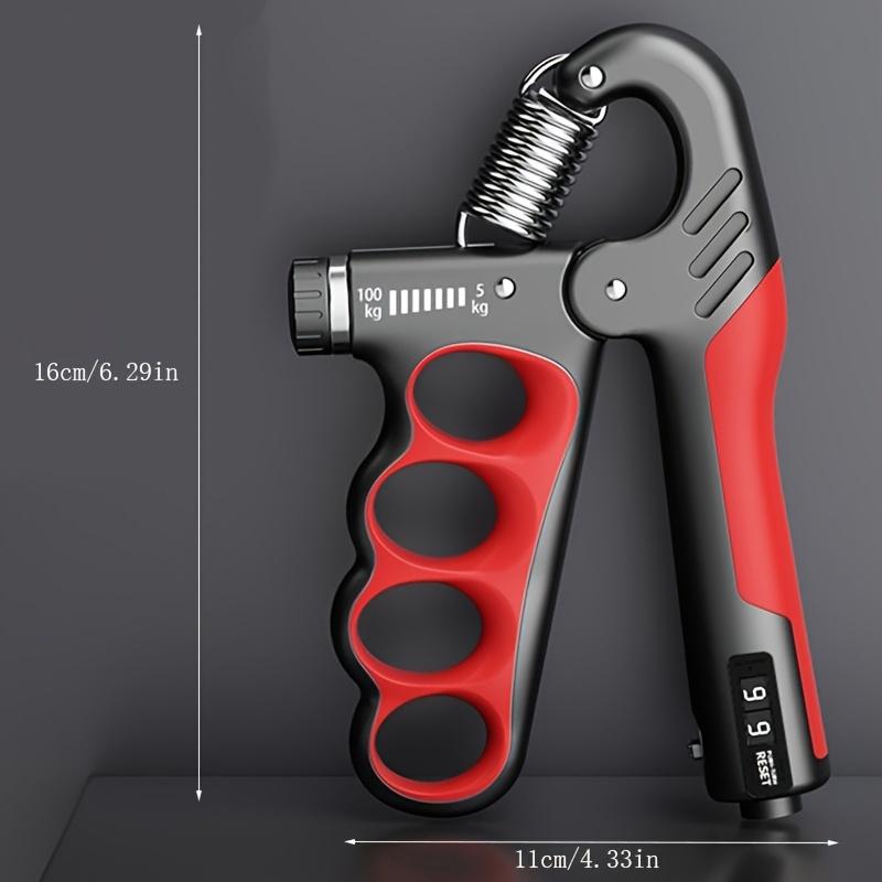 Grip Strength Trainer, Adjustable Resistance Forearm Strengthener, Five-Finger Hand Grip Strength Booster With Digital Counter