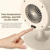 A78E-Desktop Space Heater Portable Mini Heater Dual Warm Air Settings Powerful For Home Office Bedroom EU Plug B