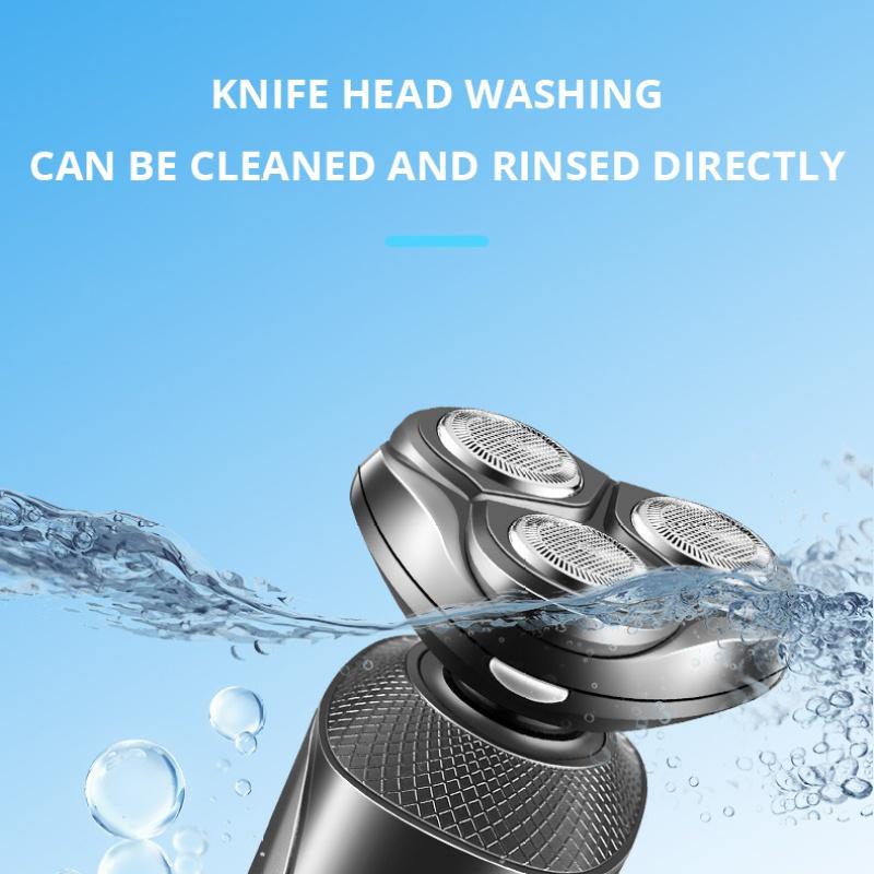 3 IN 1Electric Shaver Rechargeable 4D Electric Razor Shaving Machine for Men Beard Razor Wet-Dry Dual Use Water Proof Fast Charging