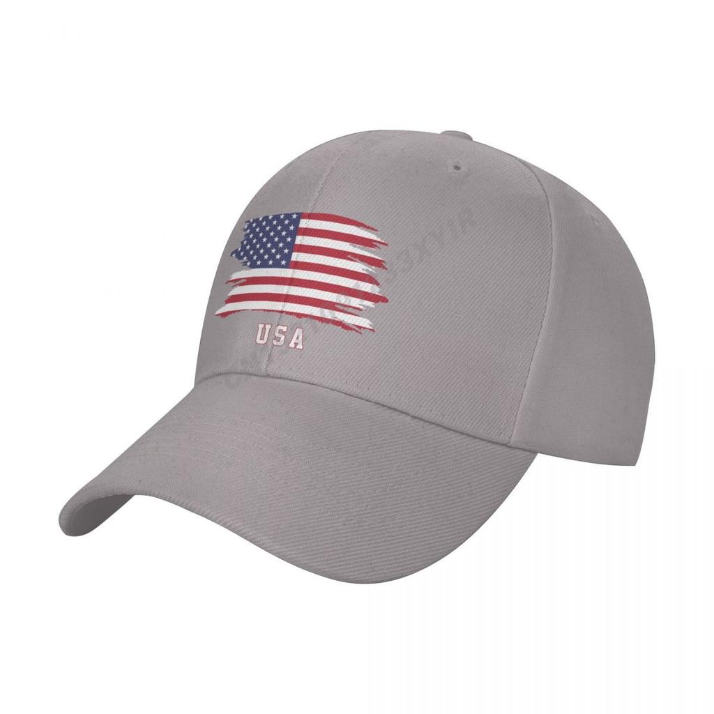 Baseball Cap USA American Flag Cool United States Fans Wild Sun Shade Peaked Adjustable Outdoor Caps for Unisex Women