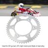 49Z Hinterradritzel Verschleißfest Ölfest Stahl Kettenrad Ritzel Ersatz für Motorrad