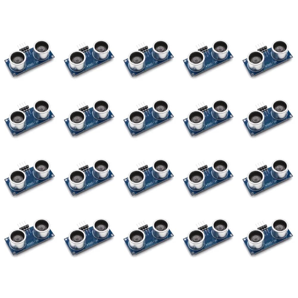 20-1PCS HC-SR04P HC-SR04 Ultrasonic Ranging Module Ranging Sensor Module 3-5.5V Wide Voltage Performance Is Stronger