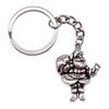 Merry Christmas Keychain Letter Charm Holiday Key Holder 28mm Ring