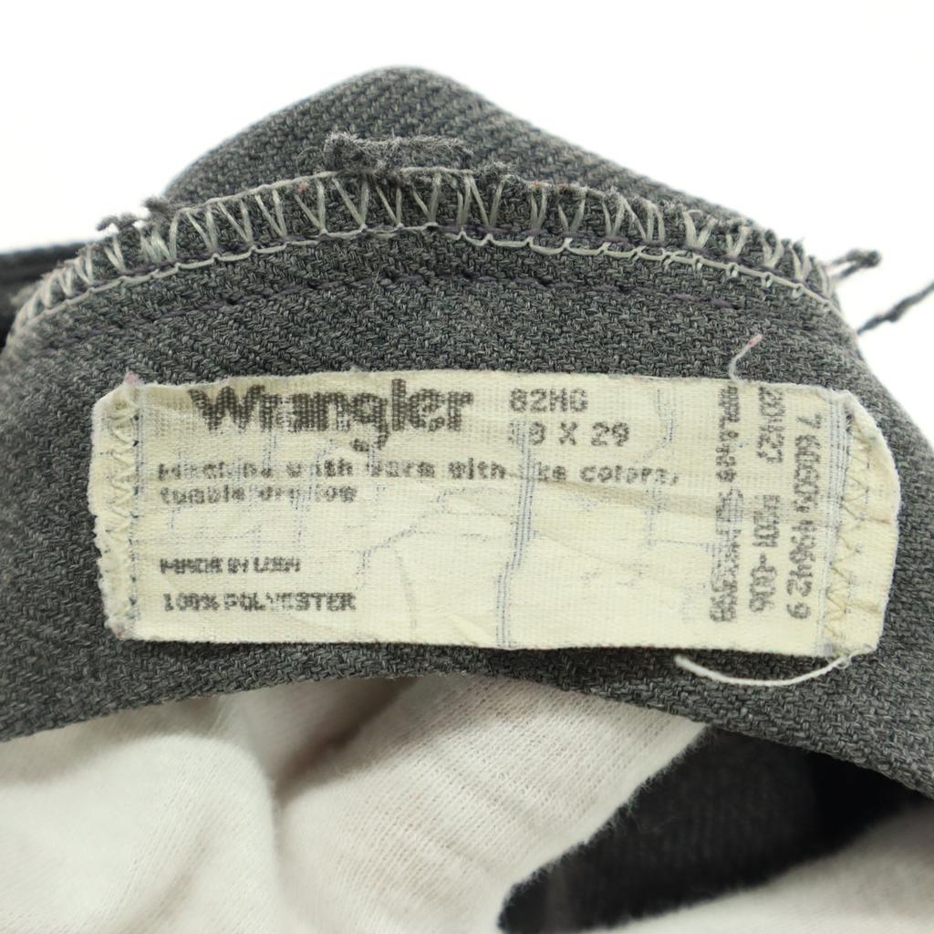 Wrangler 80s Vintage Launcher Long Pants W36 Gray Men's Used