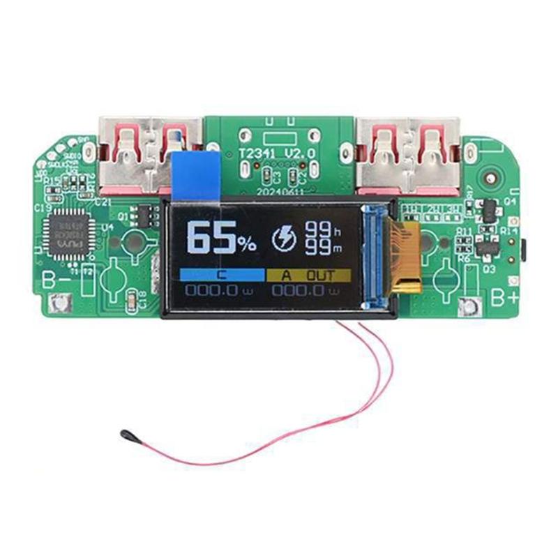 TFT Display Powerbanks Charging Board 22.5W Fast Charging Module PD QC20W Output Double USB Type C for Phone Chargers