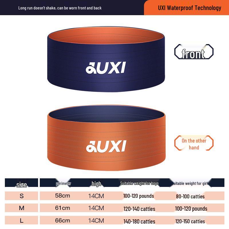 Unisex Water-Repellent Knit Running Waist Bag with Invisible Phone Pocket