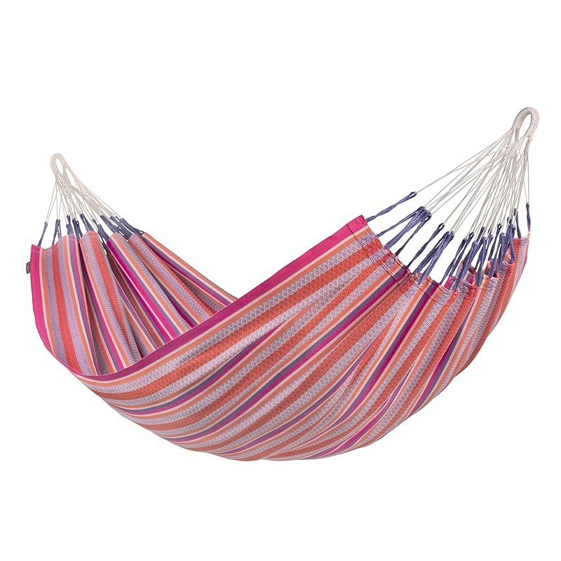 

LA SIESTA classic hammock double size Modesta/Modesta [for 1-2 people] Made of organic cotton MOH16-X2(Flamingo/Flamingo)
