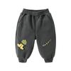 Kaka Panda Kids' Fleece-Lined Winter Pants: Warm Cotton Trousers for Boys, Girls, and Toddlers.