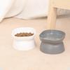 Raised Cats Food Bowls Plastic Cats Dish for Food or Water Tilted Feeding