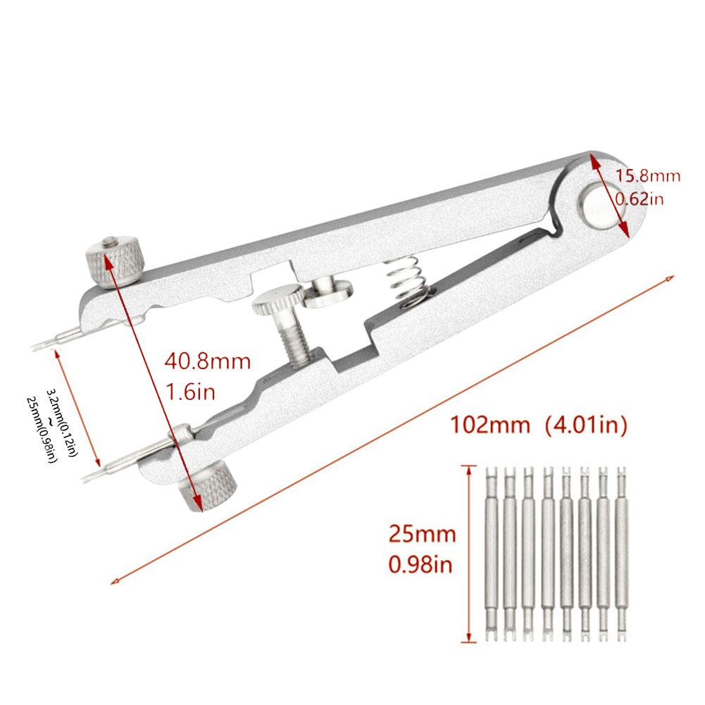 Watch Pliers Watch Spring Bar Plier Tweezer Removal Strap Adjustment Length Metal Watchband Connecting Pin Disassembly Tool