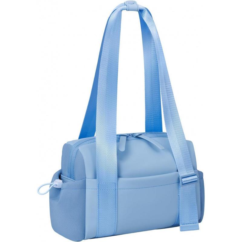 Nova bolsa desportiva e de fitness com separação de secos e molhados, grande capacidade, mala de ombro e crossbody casual para viagem