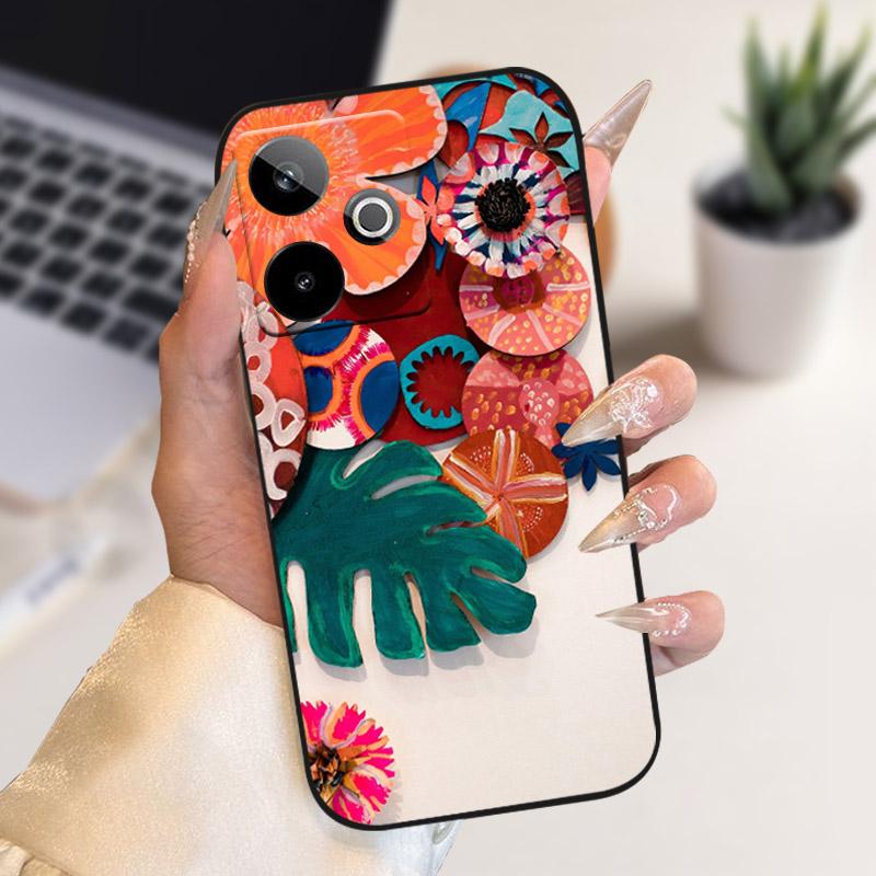 For Realme GT 7 T GT7T Case 2025 New Fashion Soft Silicone TPU Phone Back Cover For Realme GT7 Pro RMX5011 Shell Shockproof Capa