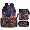 Printed Avengers The Backpack Set Oxford Fabric Pencil Case Essentials School