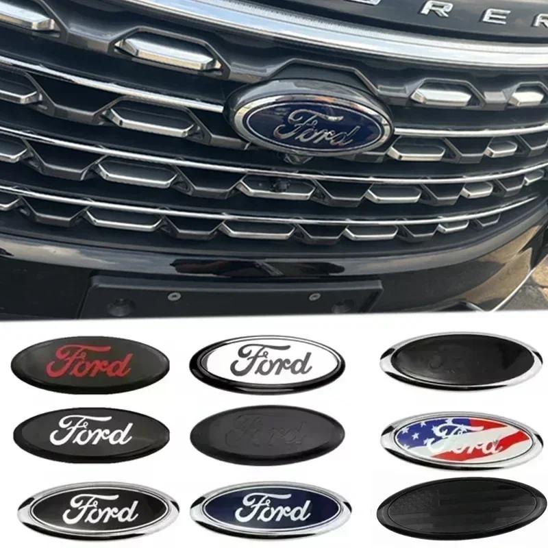 ABS Auto Kofferraum Aufkleber Front Hauben Emblem für Ford Fusion Ranger Escape Fiesta Explorer Focus Bronco Mondeo Transit