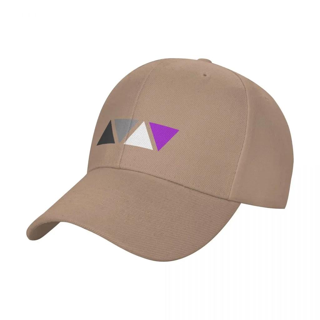 Triangles Asexual Pride Flag Subtle Asexual Pride Baseball Cap funny hat Sunscreen Sun Cap custom Hat Unisex Womens
