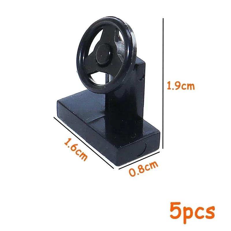 Non-Toxic Wheel Pack Tires Shaft Plate Holder Axle With Pin Building Blocks Moc Creative City Cars Diy Models Accessories Construction Toy