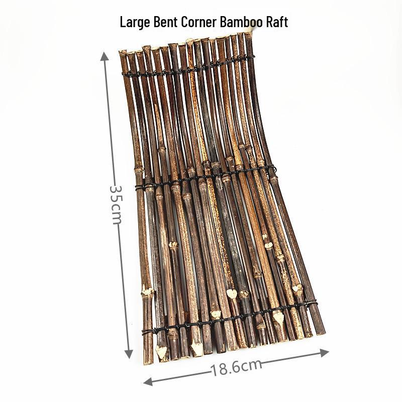 Sashimi & Seafood Bamboo Raft Decoration – Perfect for Hot Pot, Beef, BBQ, and Plating