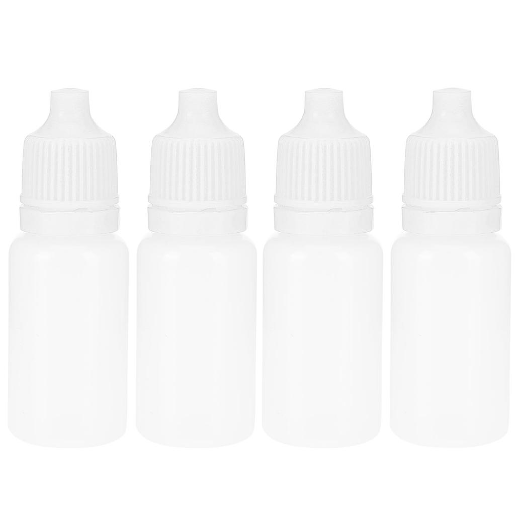 50 flaconi contagocce vuoti da 5 ml, flaconi per liquidi oculari comprimibili, con tappo e tappo