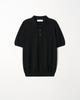EZIO Signature Polo Knit_Black