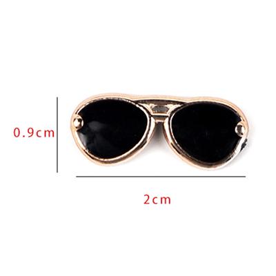 12Pcs Dollhouse Miniature Simulation Resin Sunglass Model Phone Case Diy Accessories