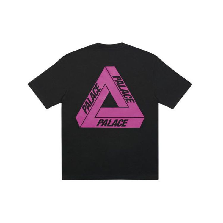 

Футболка Palace Tri-To-Help, черная/фуксия, топы унисекс P18TS230