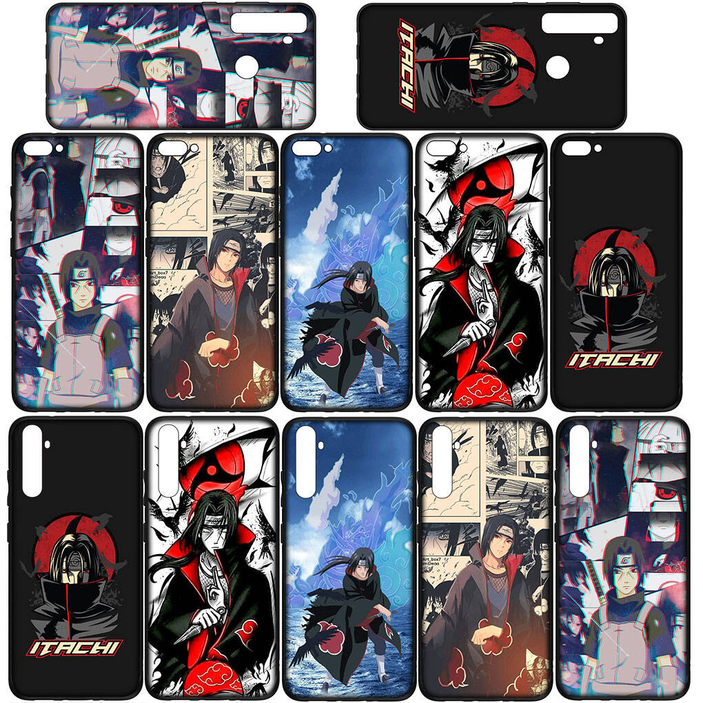 Case for Samsung Galaxy S25 S23 S24 Ultra FE Plus A05 A06 A15 A16 A36 A37 A35 A54 A55 A56 A57 A25 A26 A53 Wallpaper Itachi Uchiha Sasuke Naruto Cover