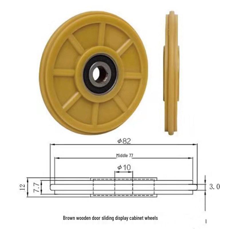 

Aluminum Alloy Tile Display Rack Wheels & Slide Rails for Ceramic Cabinet