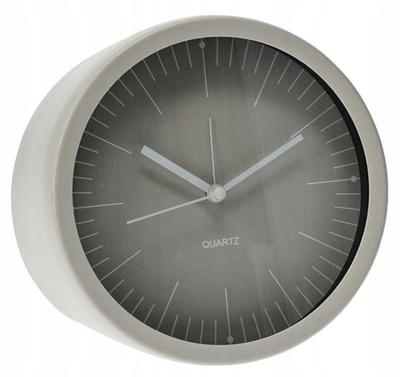 Zegar Stojący, Metalowy, Okrągły 15×7cm Nowoczesny I Industrialny Design