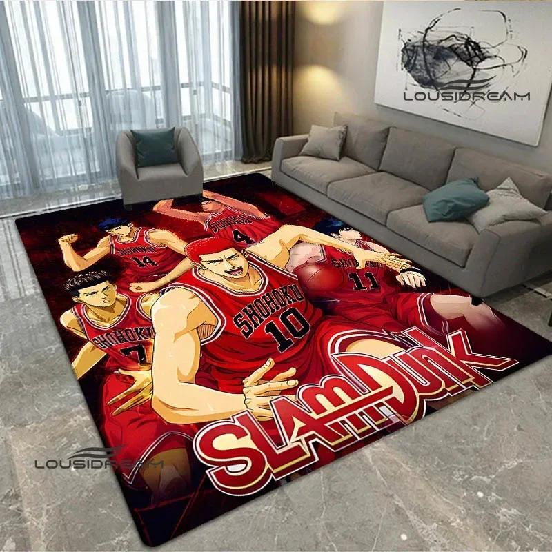 3D Cartoon Slam Dunk printed carpet Non-slip carpet outdoor carpets area rug Home bedroom decor rug for bedroom birthday gift