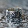 Anelli Viking Valknut Classici Vintage Uomo Acciaio Inossidabile 316L Norreno Odin Lupi Anelli con Rune Donna Punk Retro Gioielli Amuleto Maschio BijouxDito Vintage