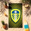 Leeds United Football Club (1) Theme Beach Towel Sand Resistant Soft And Comfortable Suitable For The Pool Camping Yoga And Diving A Travel Essential