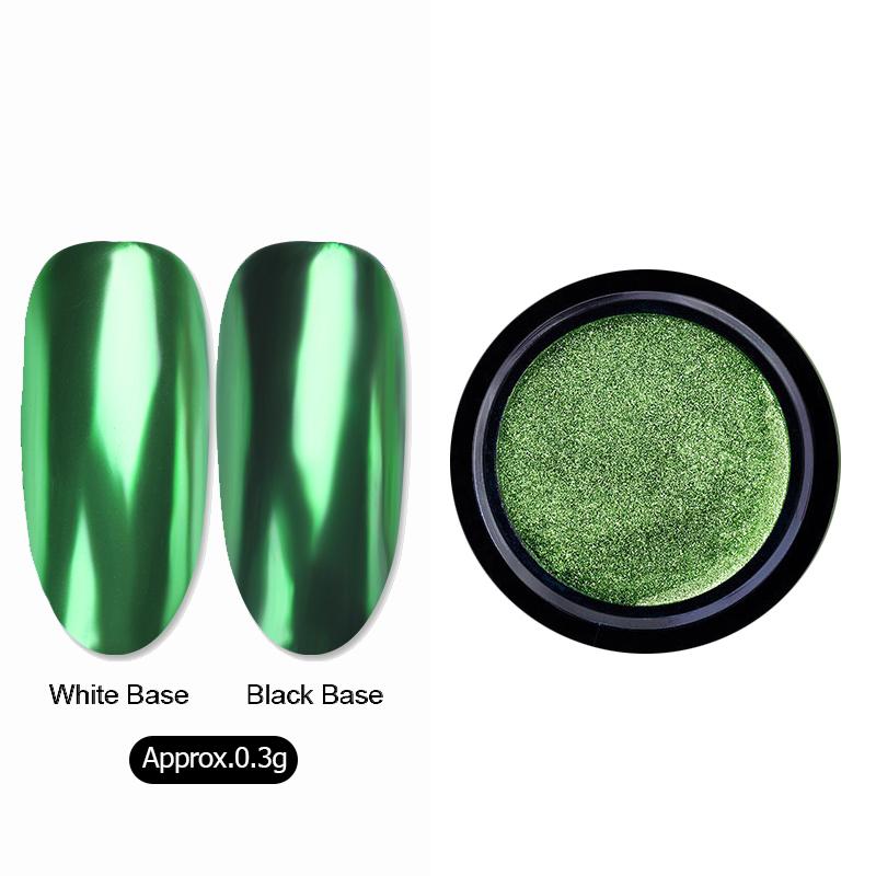 Chameleon Mirror Nail Powder Glitter Decoration Gel Polish Nail Art Dust Metallic Metal Polish Chrome Pigment Dazzling Accessory