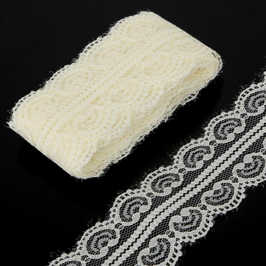 Koronka bez rozciągliwości - 5 jardów Dekoracyjny dodatek do odzieży DIY