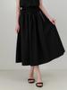 Liel Roof Shirring Skirt (Black)
