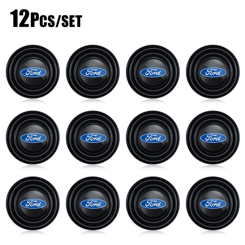 Car Door Shock Absorption Gasket Stickers Accessories For Ford ST Line Focus Mustang Fiesta Puma Ranger Kuga MK7 MAX F150 Mondeo