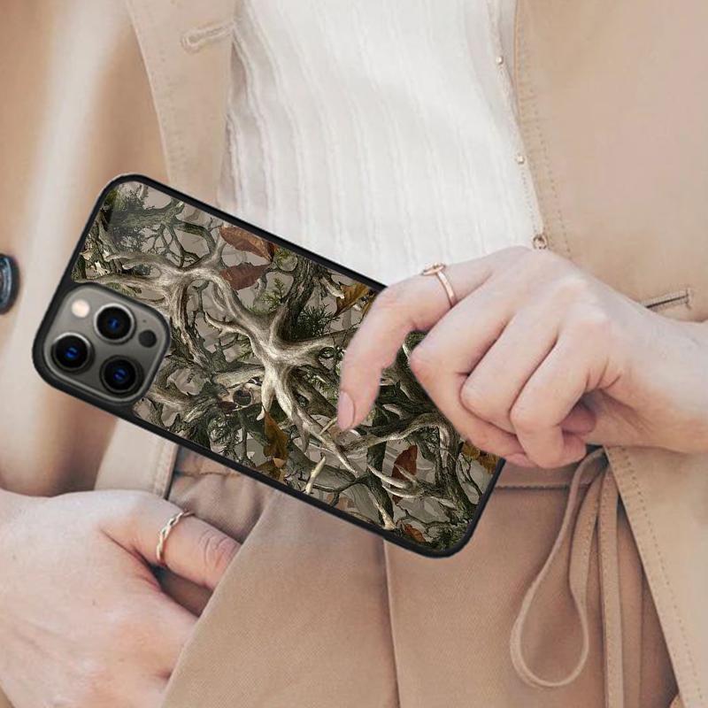 Hunting Camouflage Pattern Funda Magnetic Phone Case For APPLE iPhone 17 Air 16 14 13 12 Pro Max 15 Plus Wireless MagSafe Cover