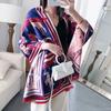 New Luxury Winter Cashmere Scarf Women Design Warm Pashmina Blanket Horse Scarves Female Shawl Wraps Thick Foulard Bufanda
