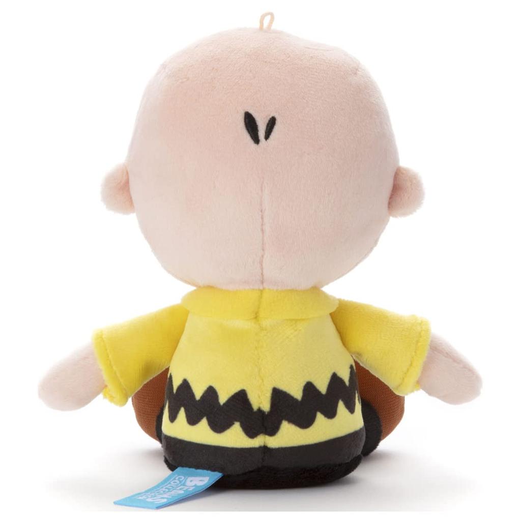 בוטנים ניתנים לכביסה אוסף שעועית צ'רלי בראון צעצוע קטיפה, גובה כ-19 ס"מ