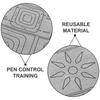 1Set Chinese Calligraphy Water Writing Cloth Thick Reusable Practice Sheet Pen Control Training Tracing Pad for Calligraphy