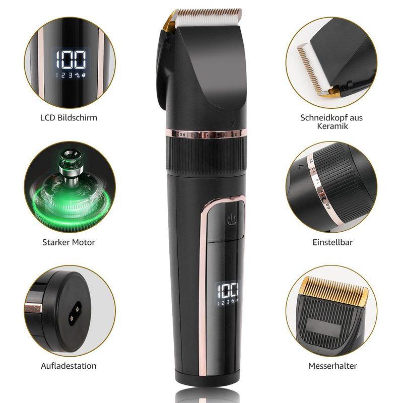Upgraded Low Noise Cat and Dog Grooming Clipper Ideal for Thick Coats Electric Quiet Grooming Set; Pet Supplies Trimmer
